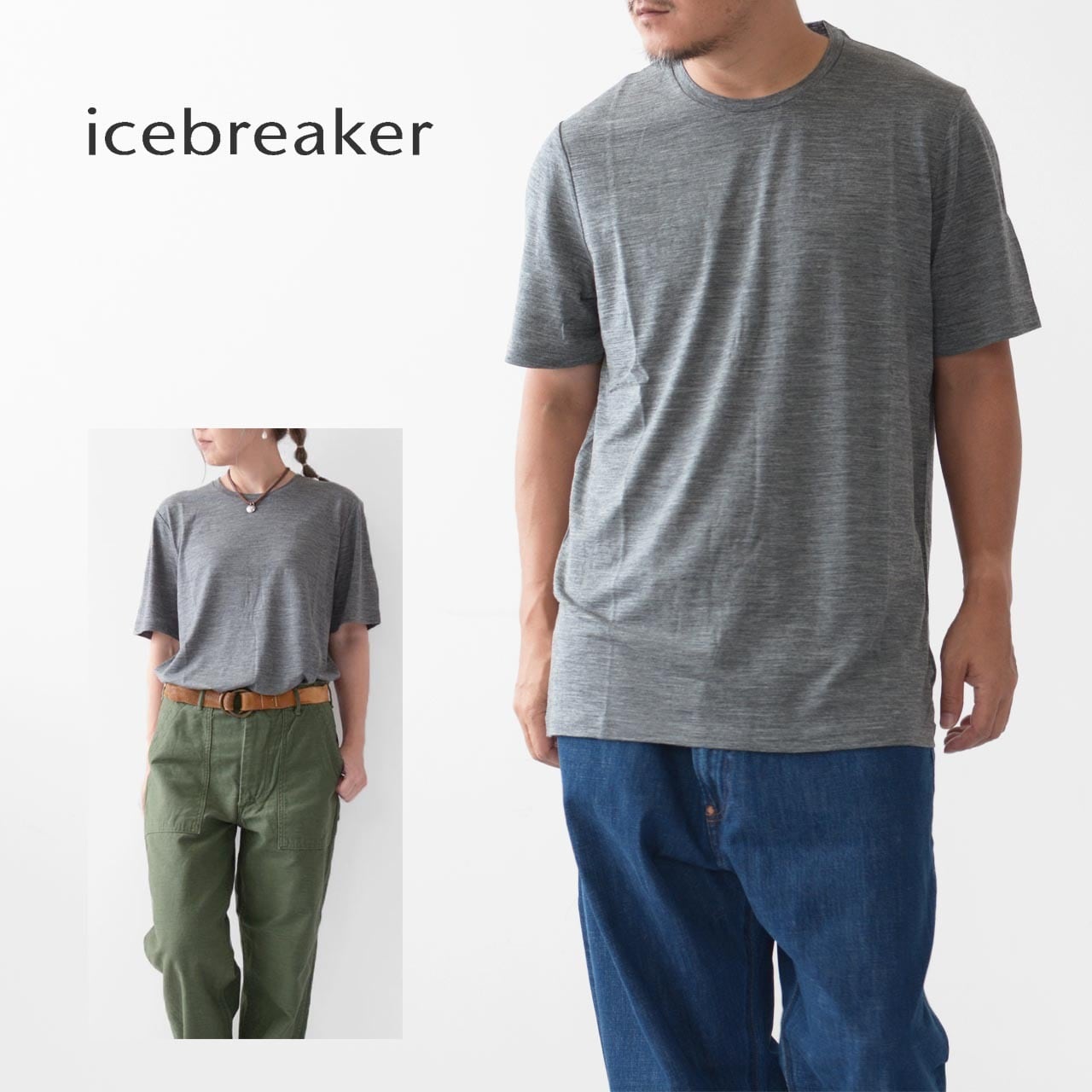 icebreaker merino 半袖シャツ Mサイズ