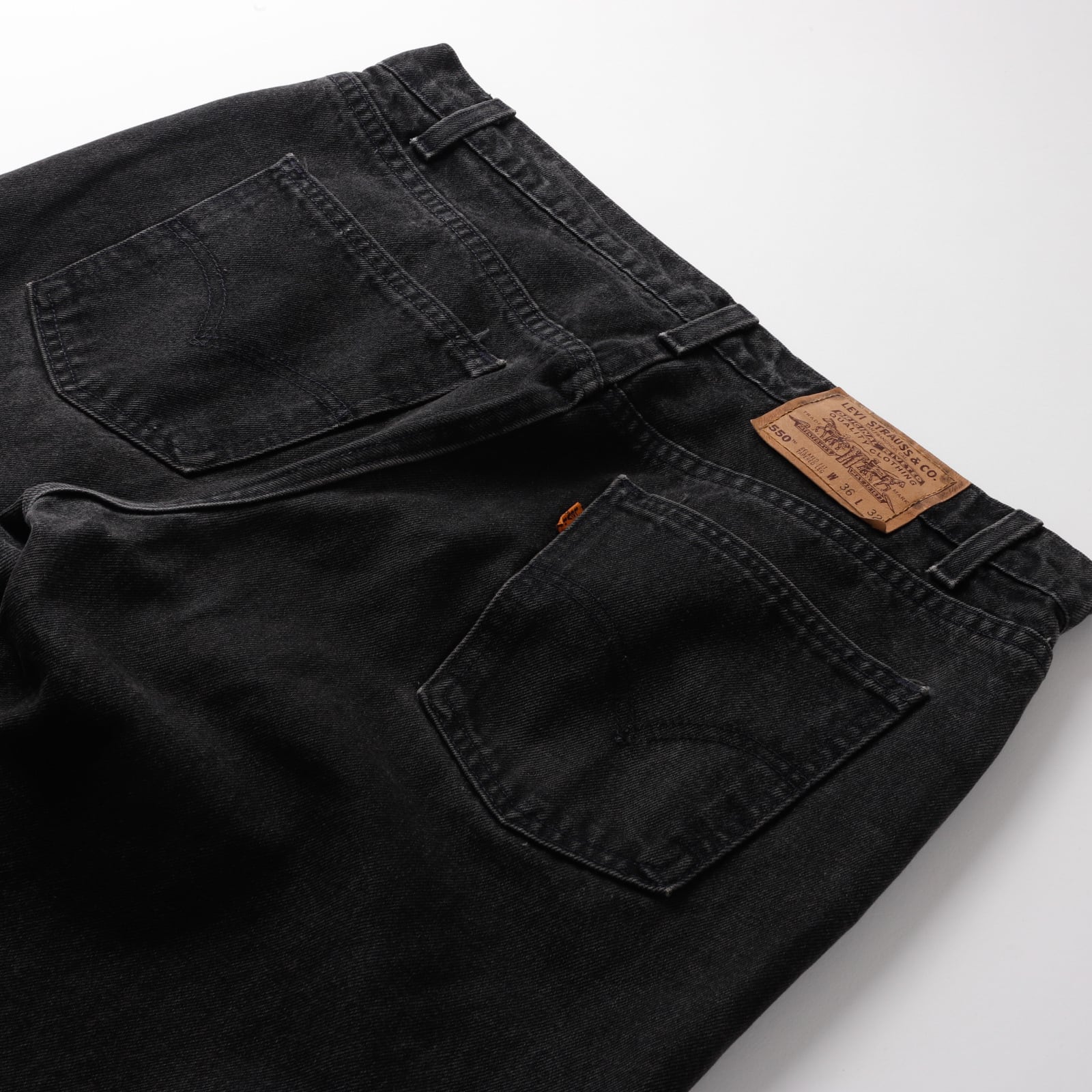 リーバイス550 Levis W36 ブラックデニム 古着 00s 20005 逸品】Vintage Levi's 550 ブラックデニム W36 オリジナル