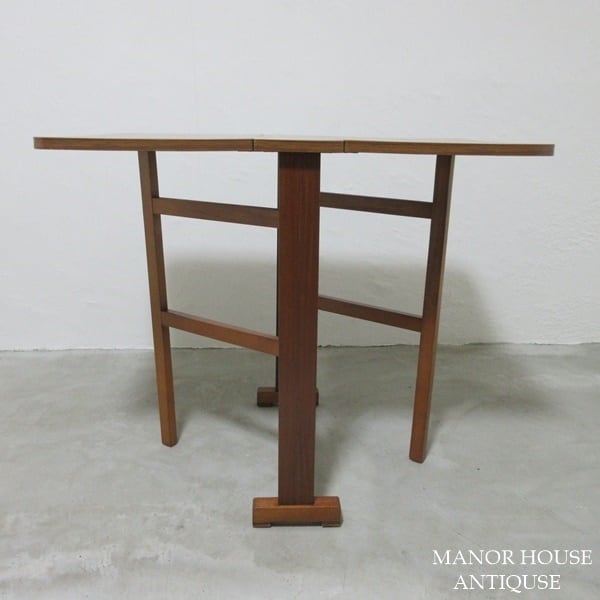 イギリス ビンテージ 家具 ドロップリーフテーブル バタフライ 英国