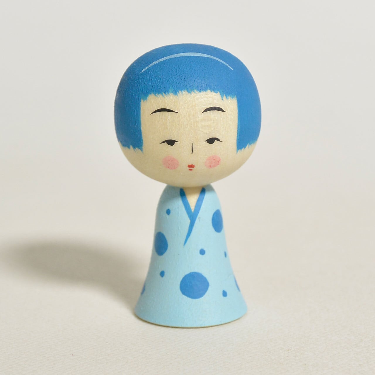 キャンディさんこけし 約2寸 約6cm 鈴木明 工人（作並系）#2329