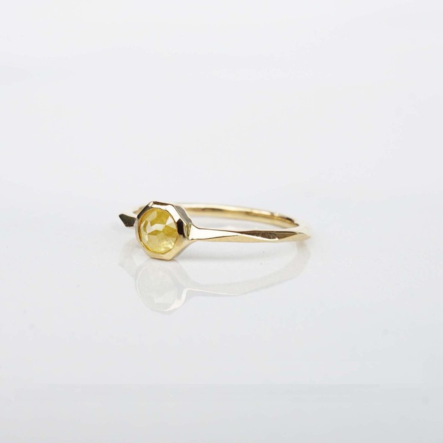 Gravity / Yellow Diamond Pinky Ring（DR025-YD）