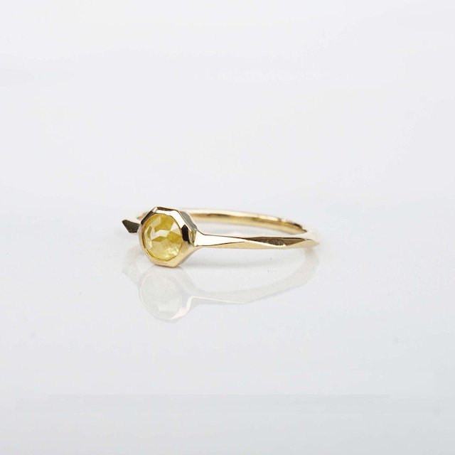 Gravity / Yellow Diamond Pinky Ring（DR025-YD）