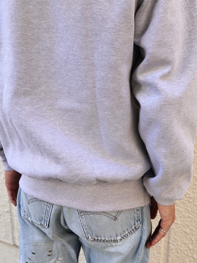 【Hannah Creak/26aw】Studded Hoodie Double Zip Grey