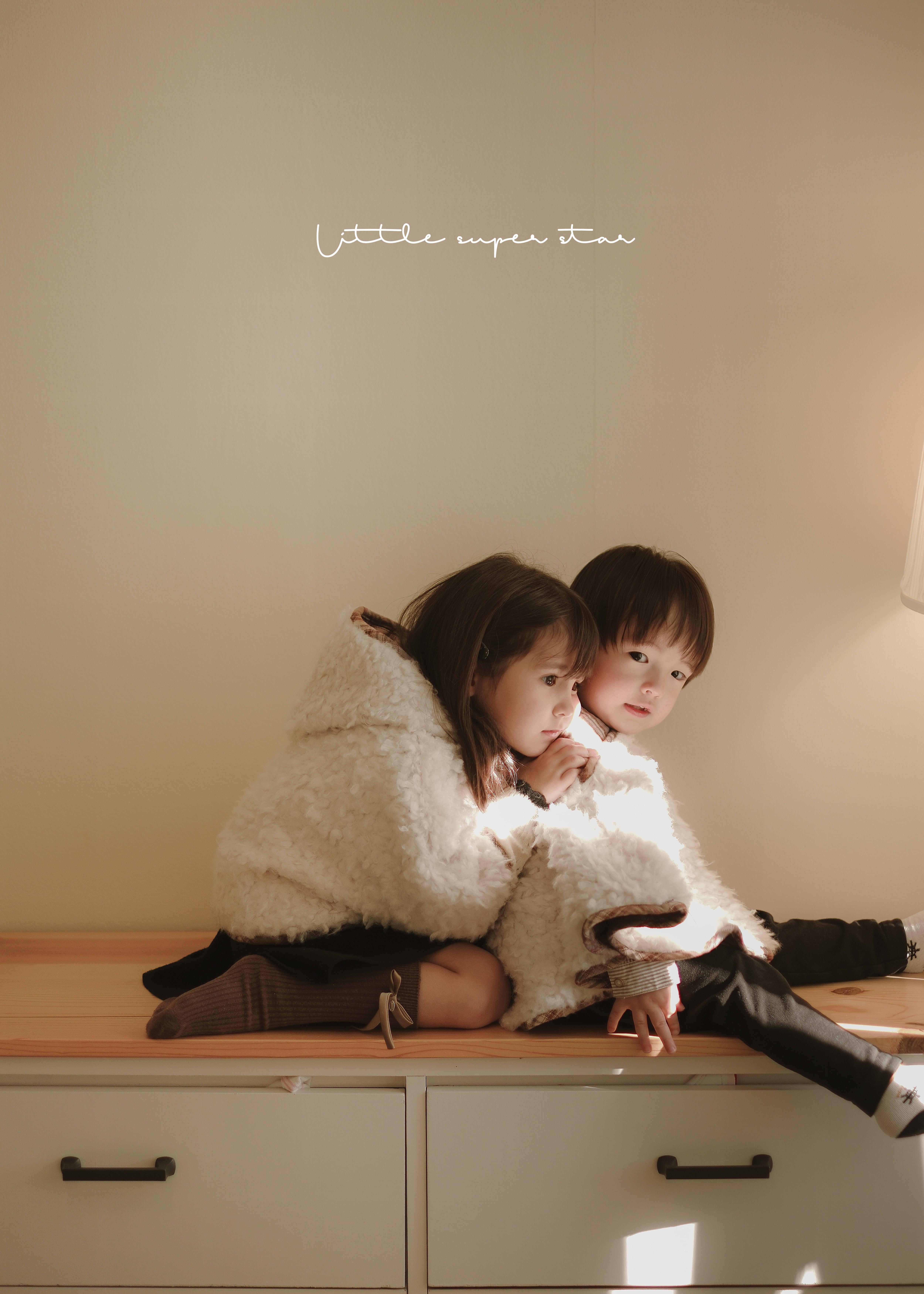 〈即納〉sheep boa poncho