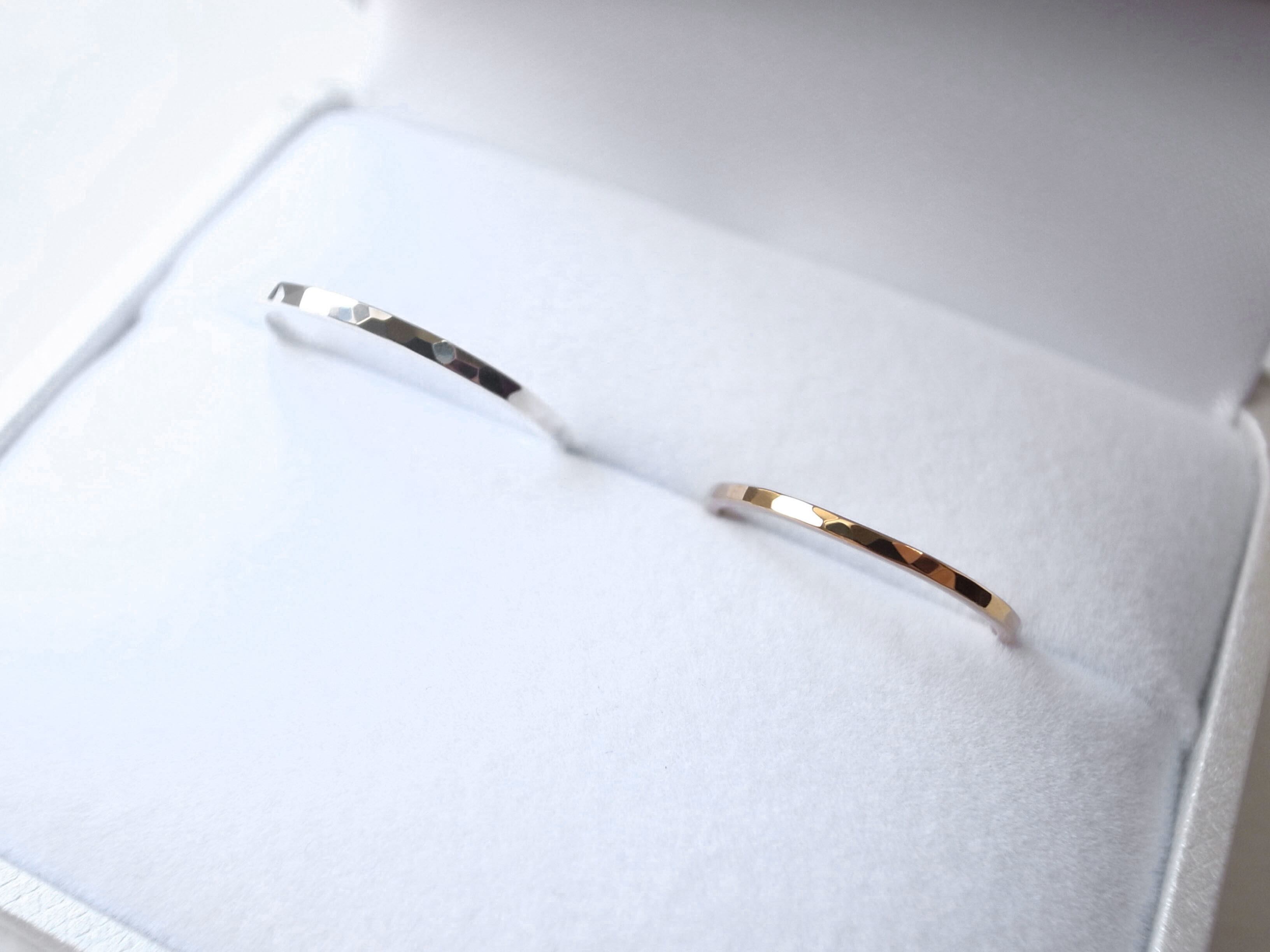 pairing】K18YG・Pt900/tsuchime kaku ring | niruc