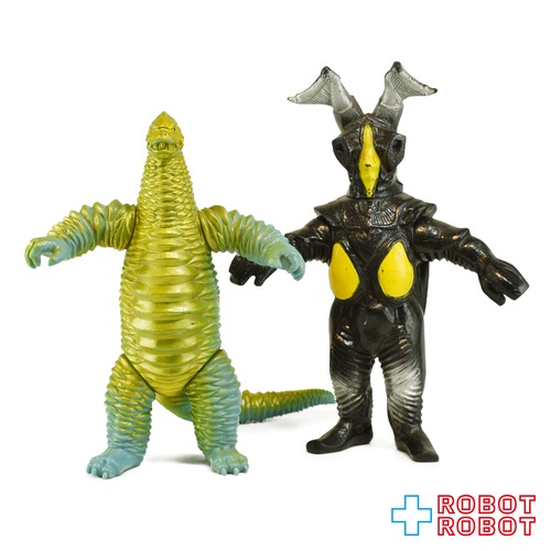 バンダイ ウルトラ怪獣シリーズ レッドキング x ゼットン ソフビ フィギュア 1983