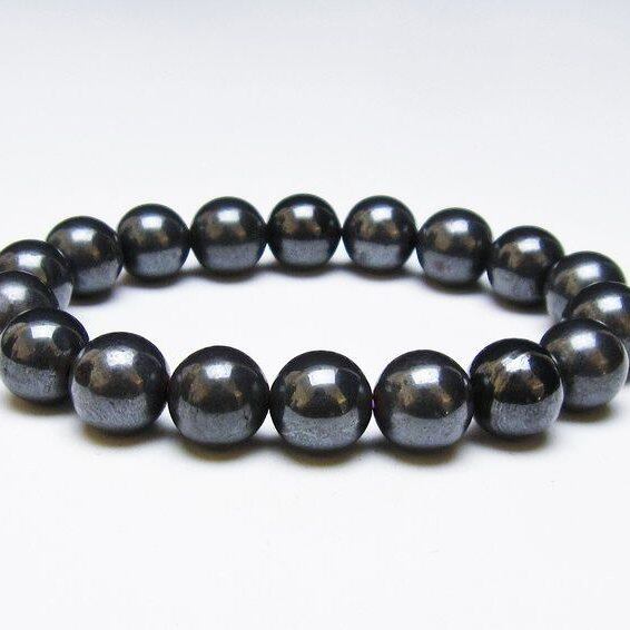 ブラックスギライト ブレスレット 12mm スギライト ブレス 一点物 メール便可 [M便 1/10] 111-36394