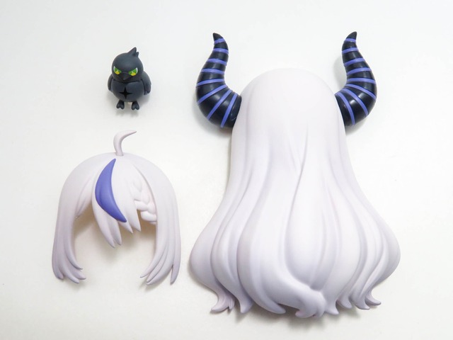 再入荷（A－ランク）【2277】 ラプラス・ダークネス 髪パーツ ツノ付きロング　ねんどろいど