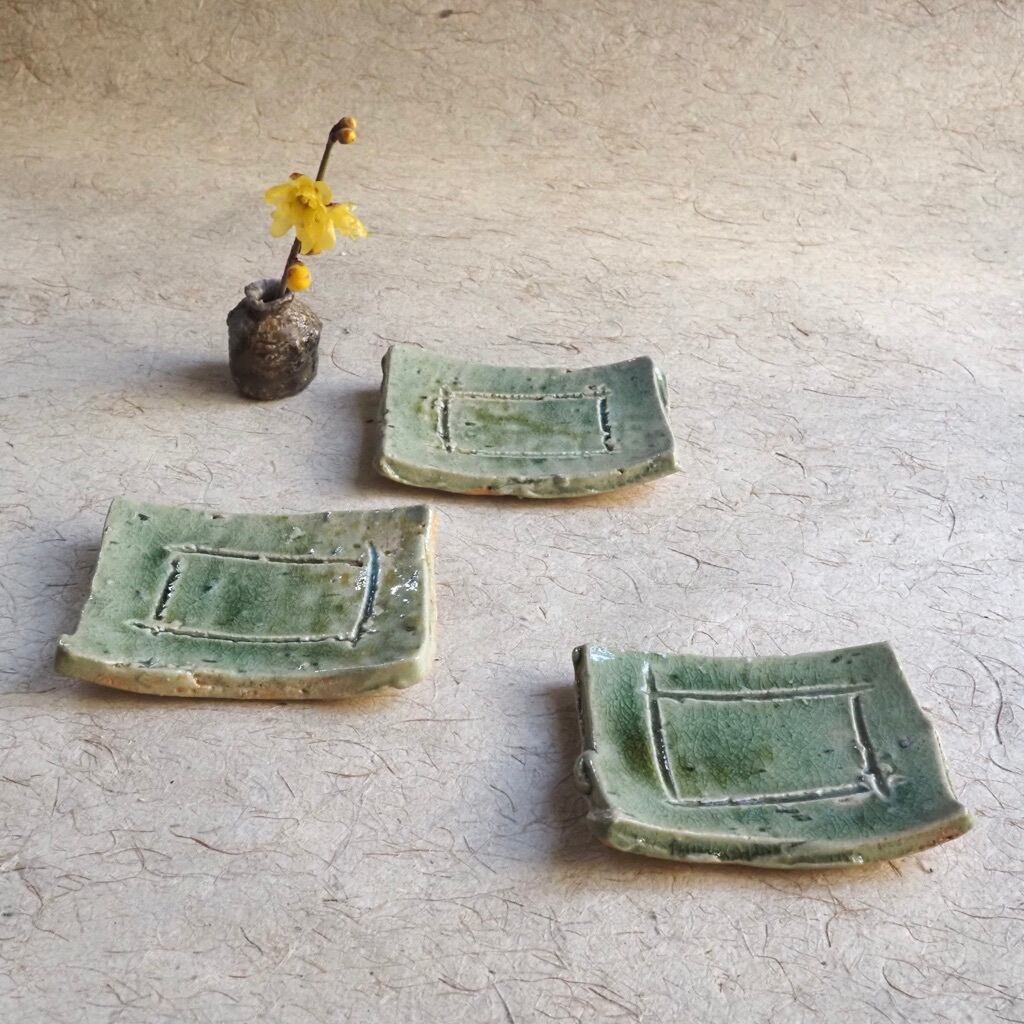 藤本 秀/角小皿