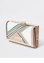 River Island 　パネルクリップトップWALLET　GRN