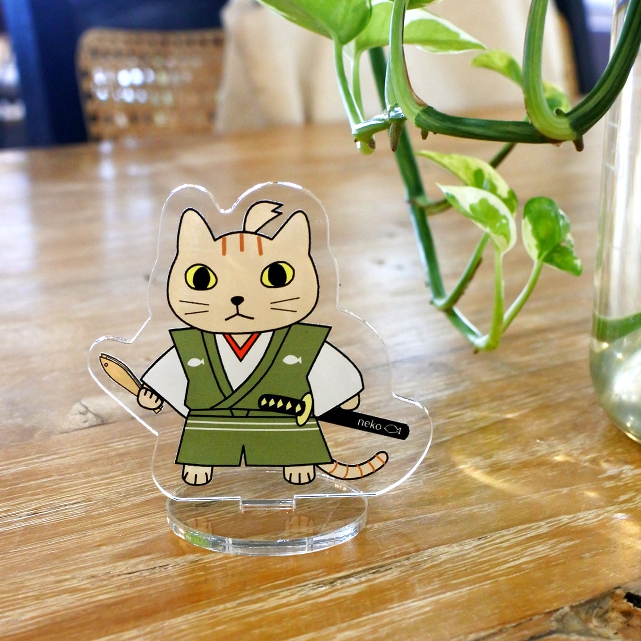 にゃこステ(ΦωΦ) 7.5まで お取り置き にゃん英傑 のぶにゃが」 アクリルスタンド 猫好きさんにも武将好き