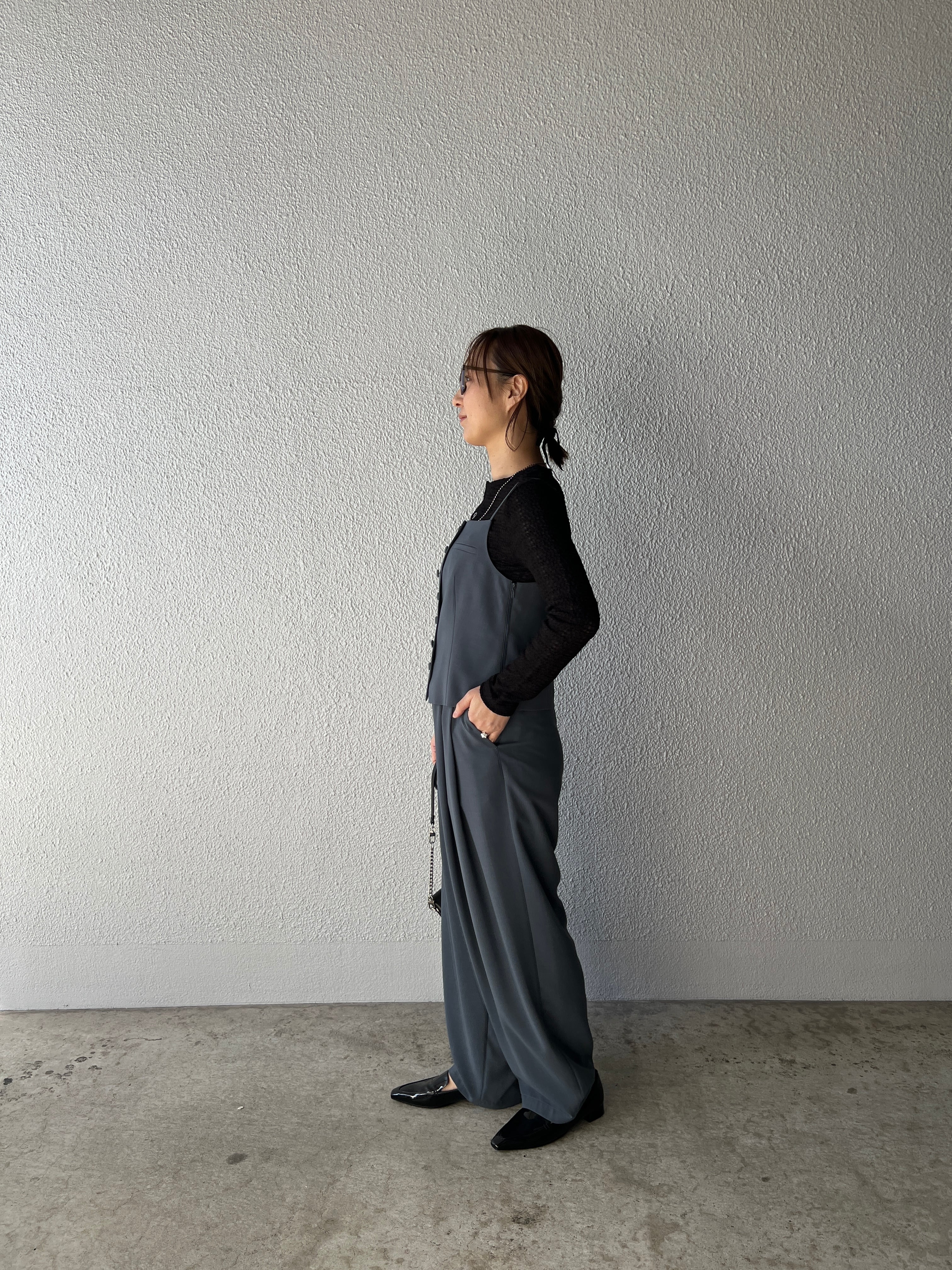 【PASSIONE】3ピース可 タックイージーパンツ 616634