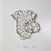 【取寄/韓国直送】Brodyjane 26/SM  フラワー半袖ボディスーツ｜夏服｜韓国子供服