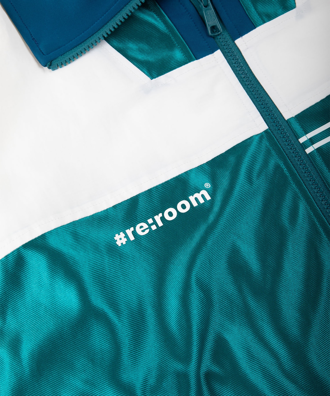 【#Re:room】SATIN SWITCHING TRACK JACKET［REJ105］