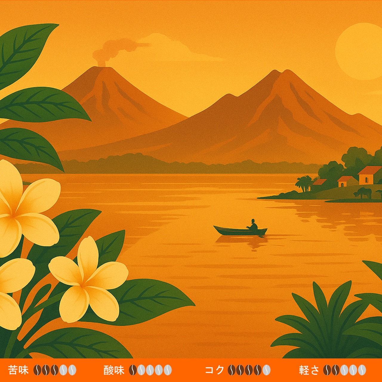 042 ニカラグア/サンタマウラ オメテぺ パカマラ チョコラティート 100g