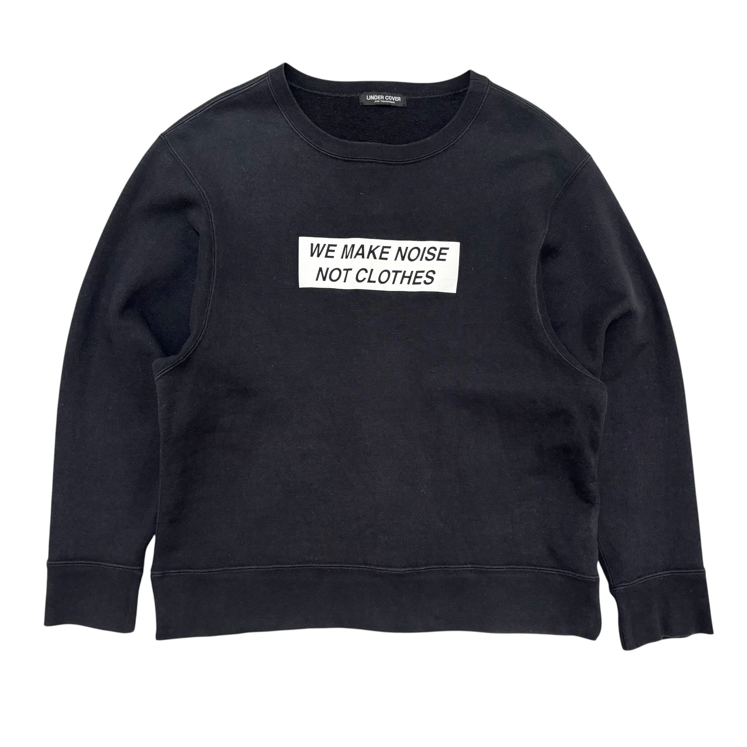 古着 アンダーカバー UNDERCOVER スウェットトレーナー WE MAKE NOISE NOT CLOTHES クリーニング済 サイズ3 メンズM相当