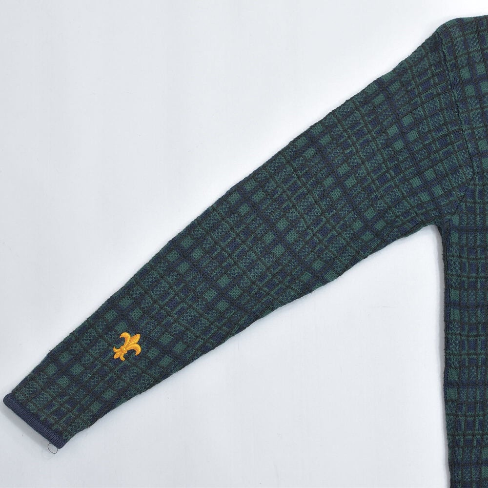 80～90s HERMAN GEIST ハーマンガイスト モチーフ刺繍 デザイン ラミーコットン  プルオーバーニット セーター ヴィンテージ ビンテージ USA アメリカ古着 レディースMサイズ 80～90s HERMAN GEIST ハーマンガイスト モチーフ刺繍 デザイン ラミー