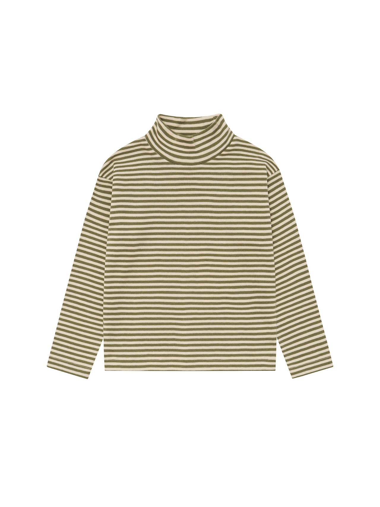 ORGANIC ZOO Fern Stripes Turtle Neck Top