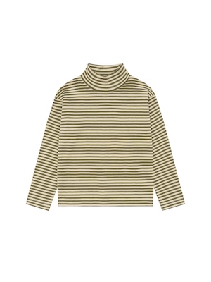 ORGANIC ZOO Fern Stripes Turtle Neck Top