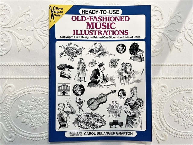 【VA360】Ready-to-Use Old-Fashioned Music Illustrations /visual book