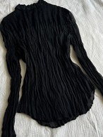 "unknown" Wrinkled See-through Shirts