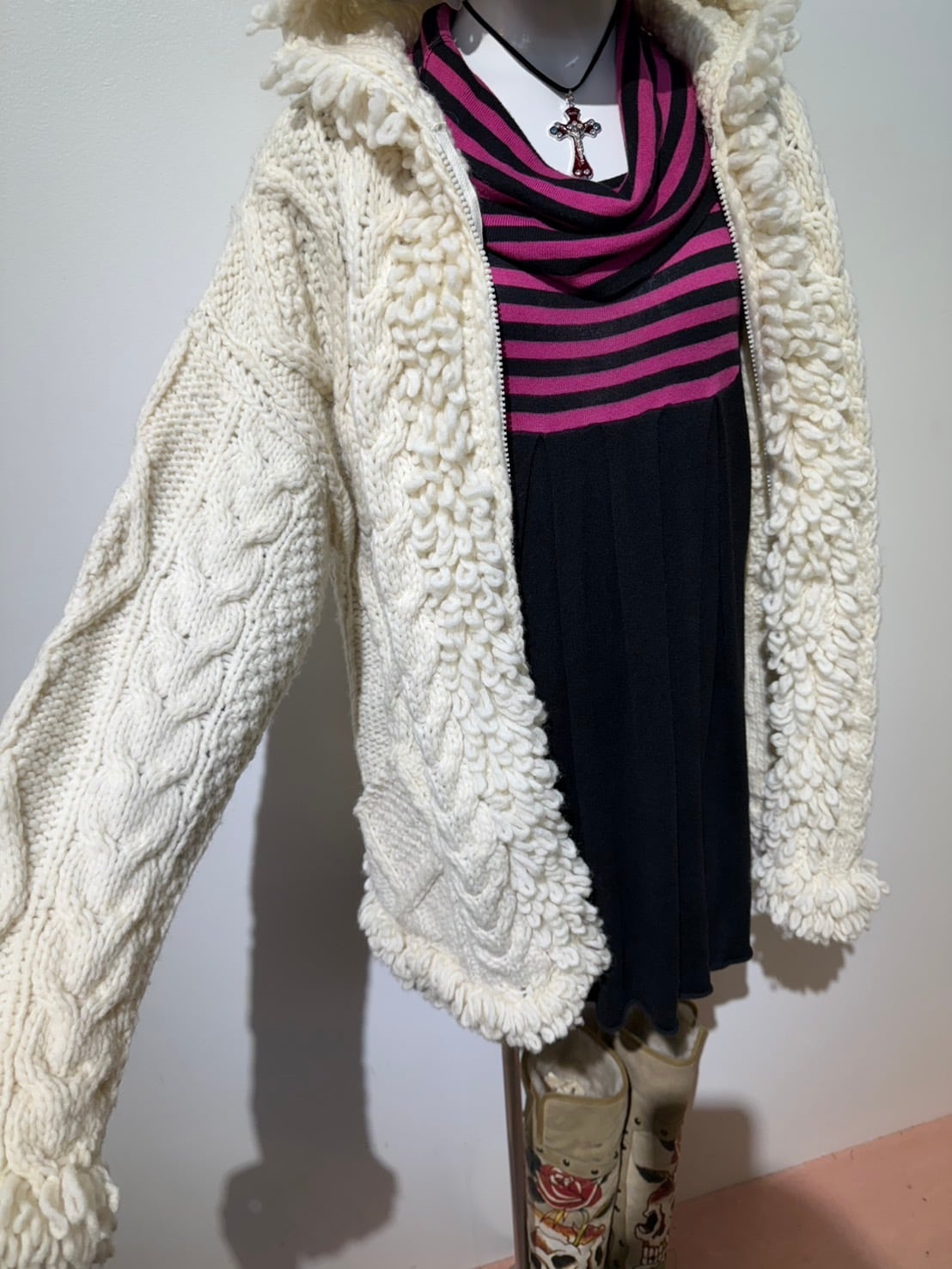 Knit cardigan