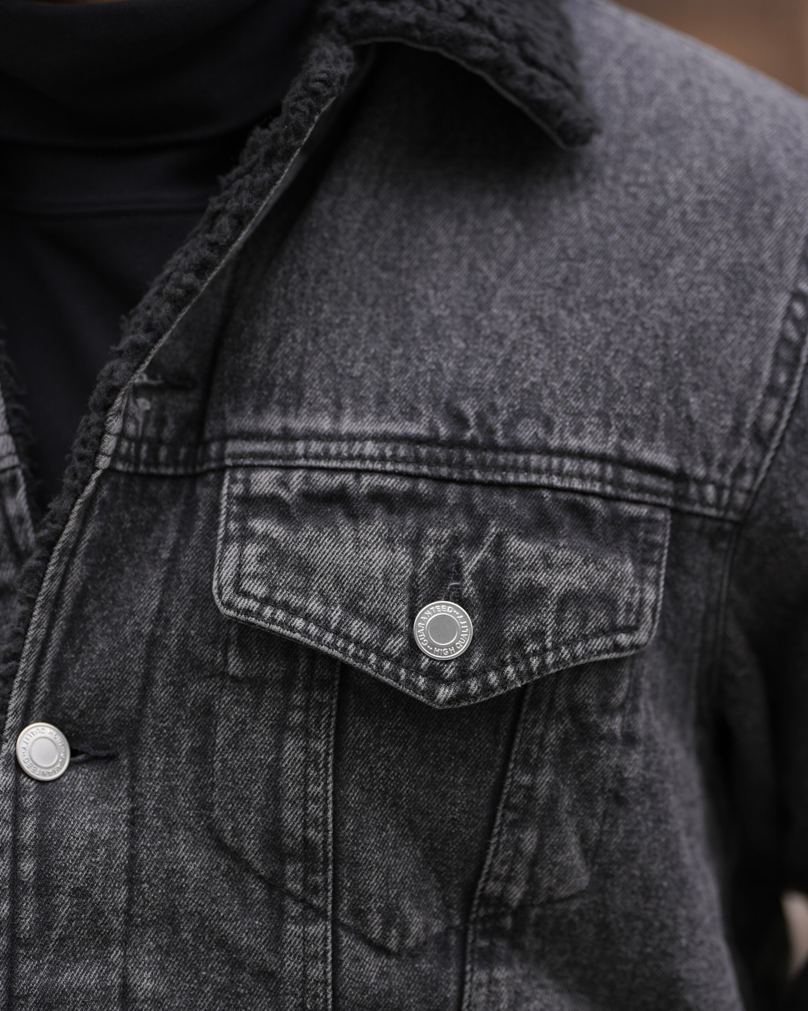 BELINDA DENIM BOA JACKET【BEL-M-029】 | BELINDA OFFICIAL