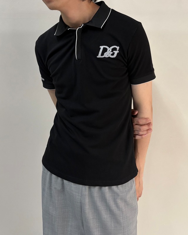【D&G DOLCE&GABBANA】logo polo shirt