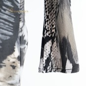 社交ダンス 衣装 ジャンティ gentil ラテン ドレス ワンピース 黒 白 グレー 伸縮 軽い 薄い パーティ 発表会 柄 模様 ストレッチ ブラック系 ホワイト系 グレイ系 フェスティバル デザイン スタイル シンプル おしゃれ 動きやすい 着心地 伸びる ファッション パーティー ウェア エレガント レディース