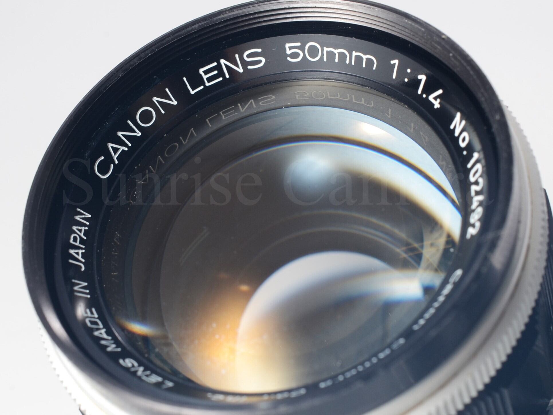 日本製ズミルックス】Canon 50mm F1.4 II L39 整備済 純正フード付