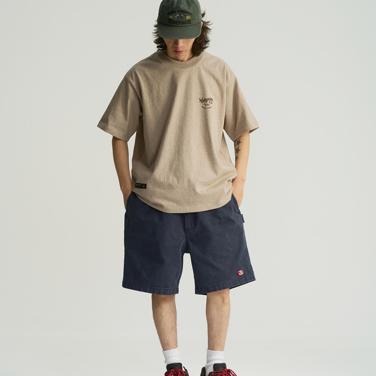 コンバットサークルロゴ・ヴィンテージTEE A2101 - 16