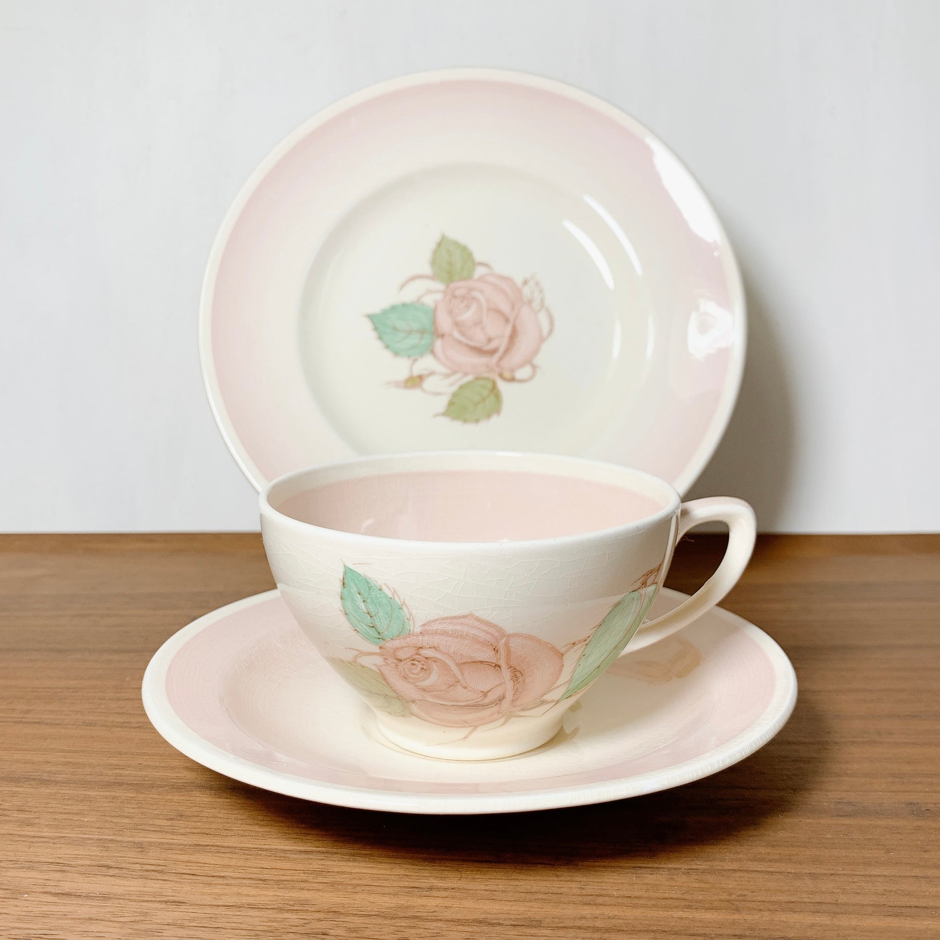 スージークーパー ガーデニア カップ＆ソーサー ヴィンテージ B