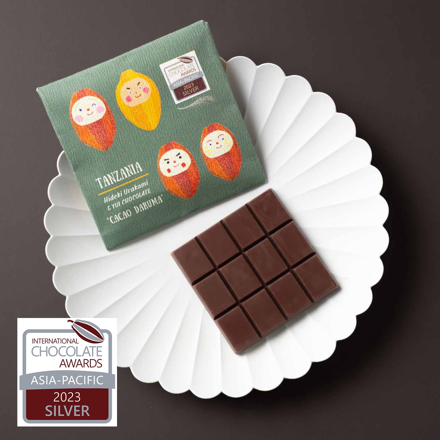 カカオだるま〉タンザニア／クラフトチョコレートバー | YUI CHOCOLATE
