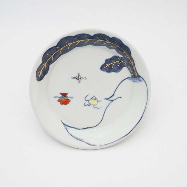 【小林 恭子】大根に宝尽くし皿　2-B