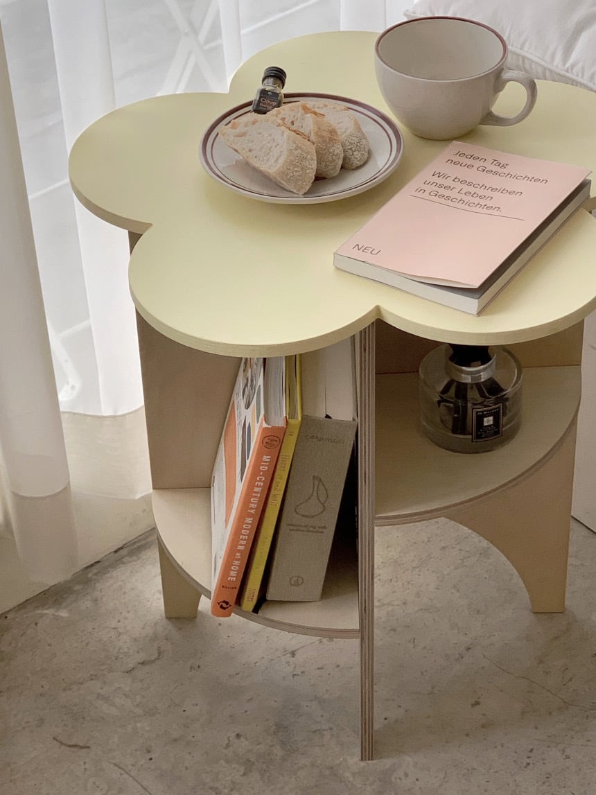 daisy side table / デイジー サイドテーブル レトロ フラワー 花形