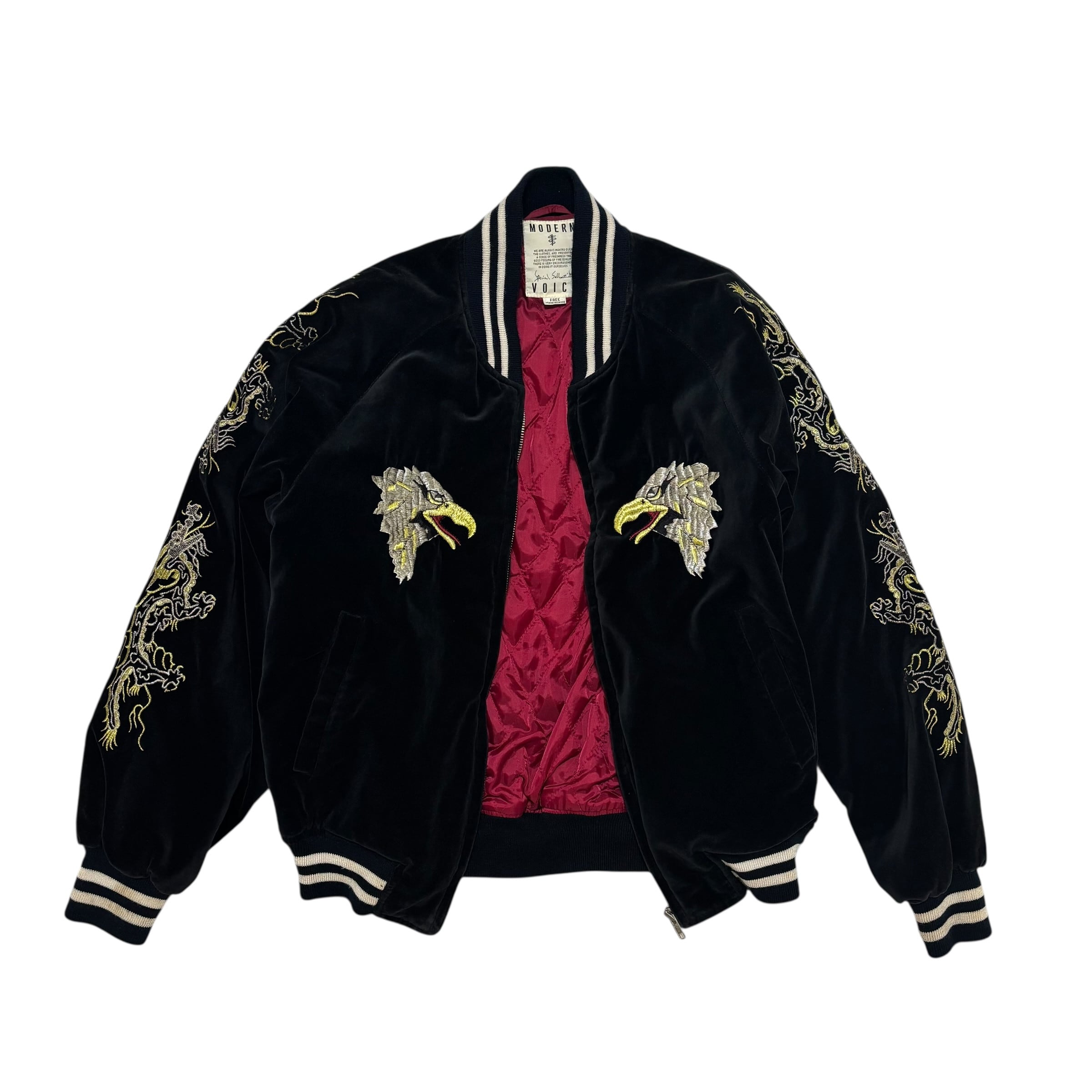 古着 モダンボイス MODERN VOICE スカジャン スーベニアジャケット 90s