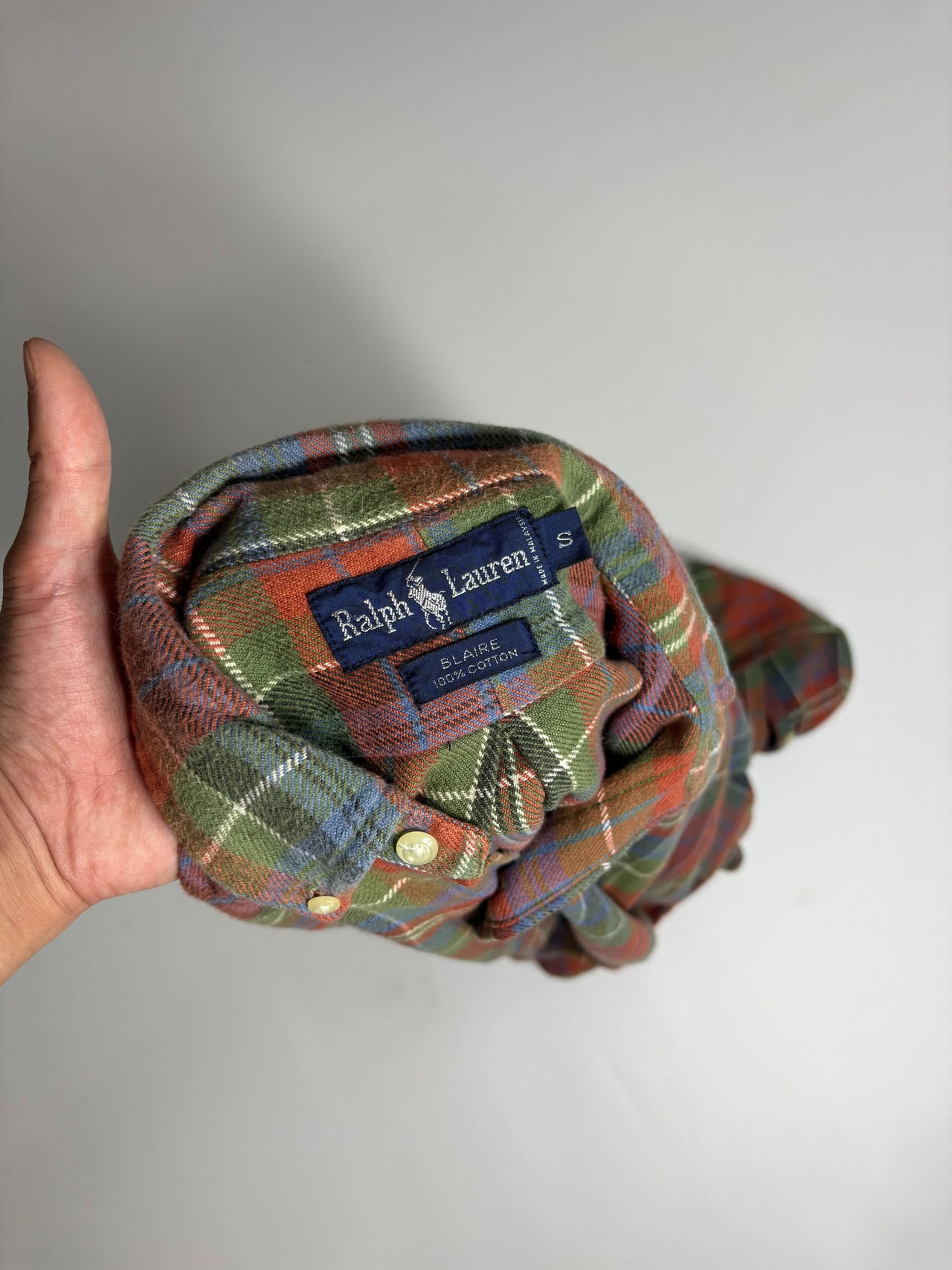 1990s Ralph Lauren BLARE Cotton Check Shirts