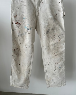 -Dickies- Vintage 00s white paintr pants