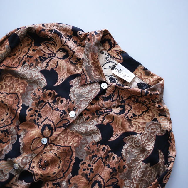 modern art full pattern over silhouette shirt