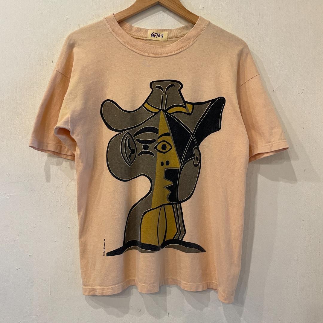 GF163】ヴィンテージ Tシャツ ピカソ パブロピカソ アートT 90s GF163】ヴィンテージ Tシャツ ピカソ パブロピカソ アートT 90s
