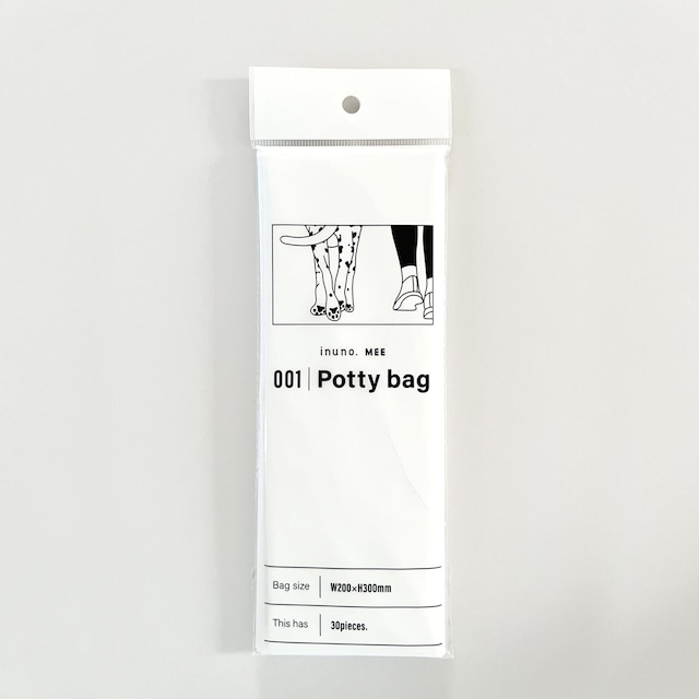 【 inuno. × MEE 】 Potty bag (消臭袋) 30枚入