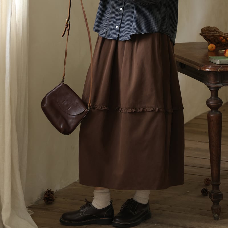 ハイウエストミドル丈スカート M1926