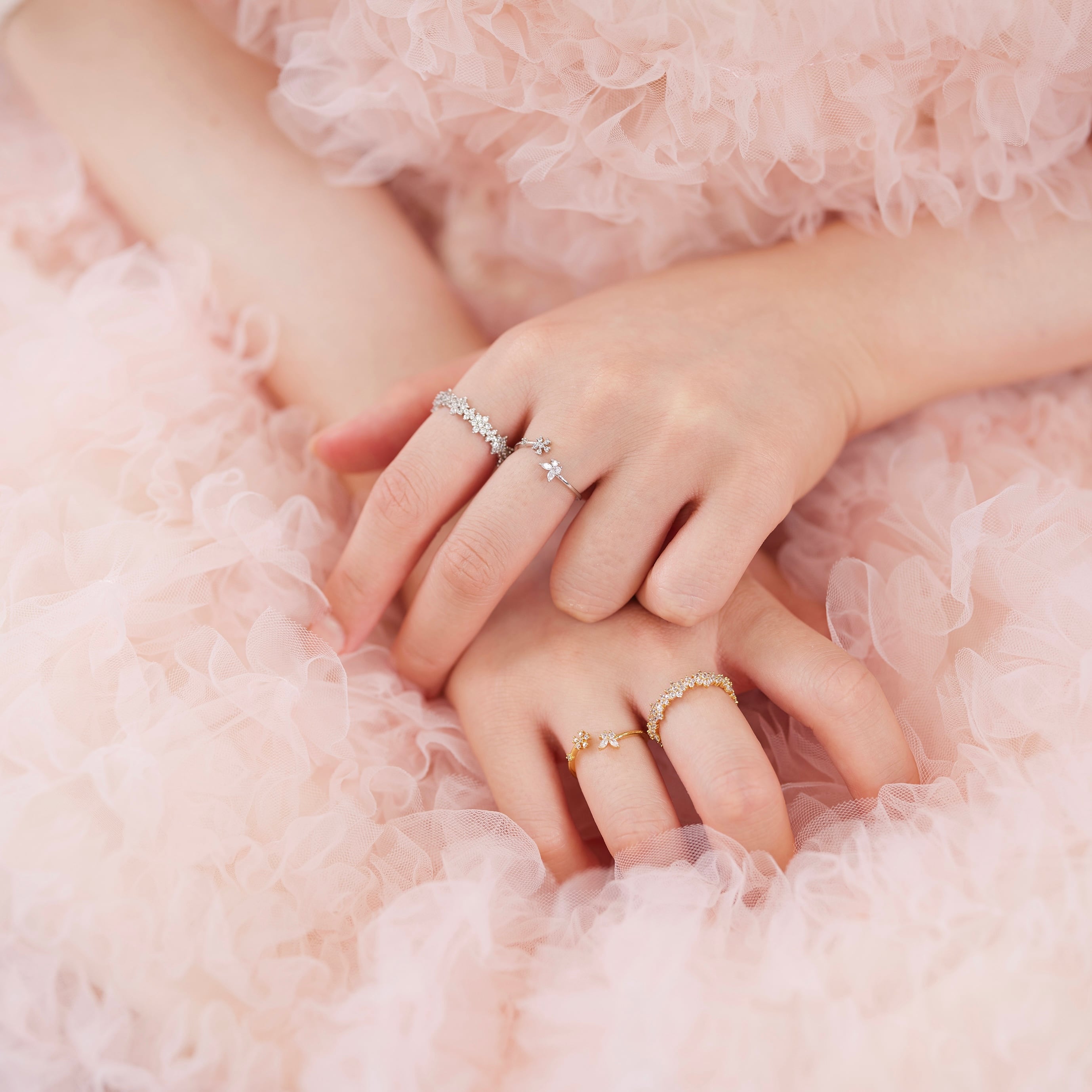 アクセサリー Lady Daisy flake ring | LATUA STELLA
