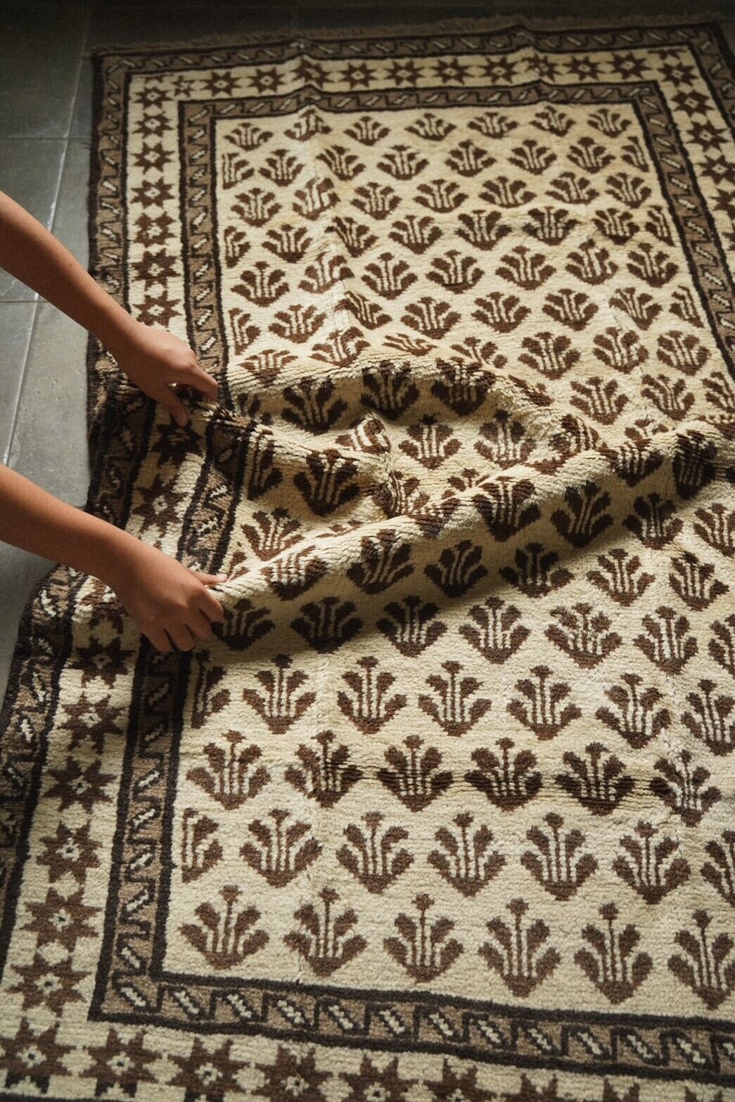 1151-Vintage Taimani rug | 手織りのヴィンテージラグ専門店 | Bahr