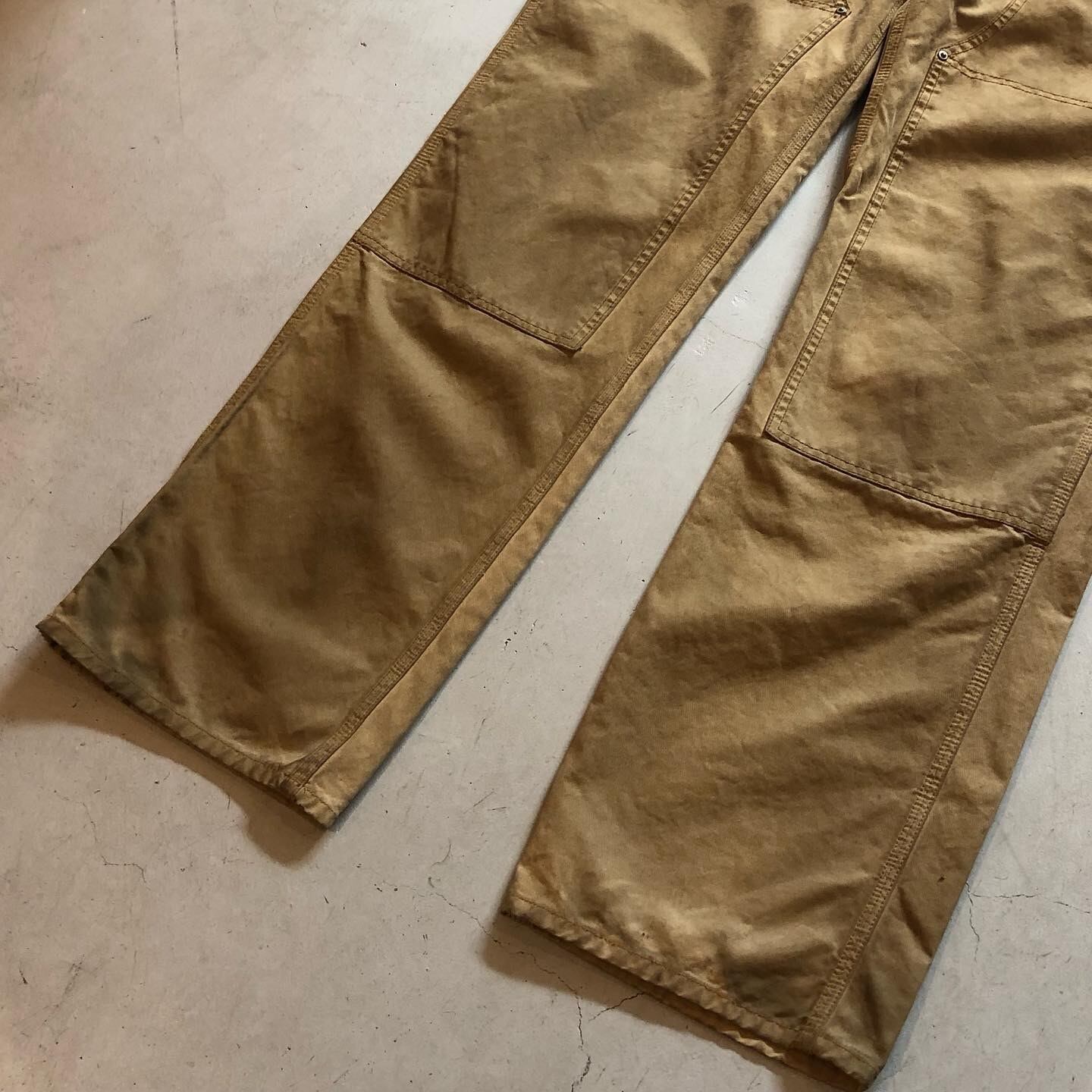 Sample‼︎ 90s POLO Ralph Lauren oiled double knee work pants 