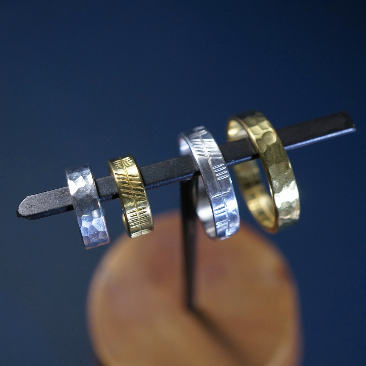 【Ogham-R】文字を選べるオガムのリング