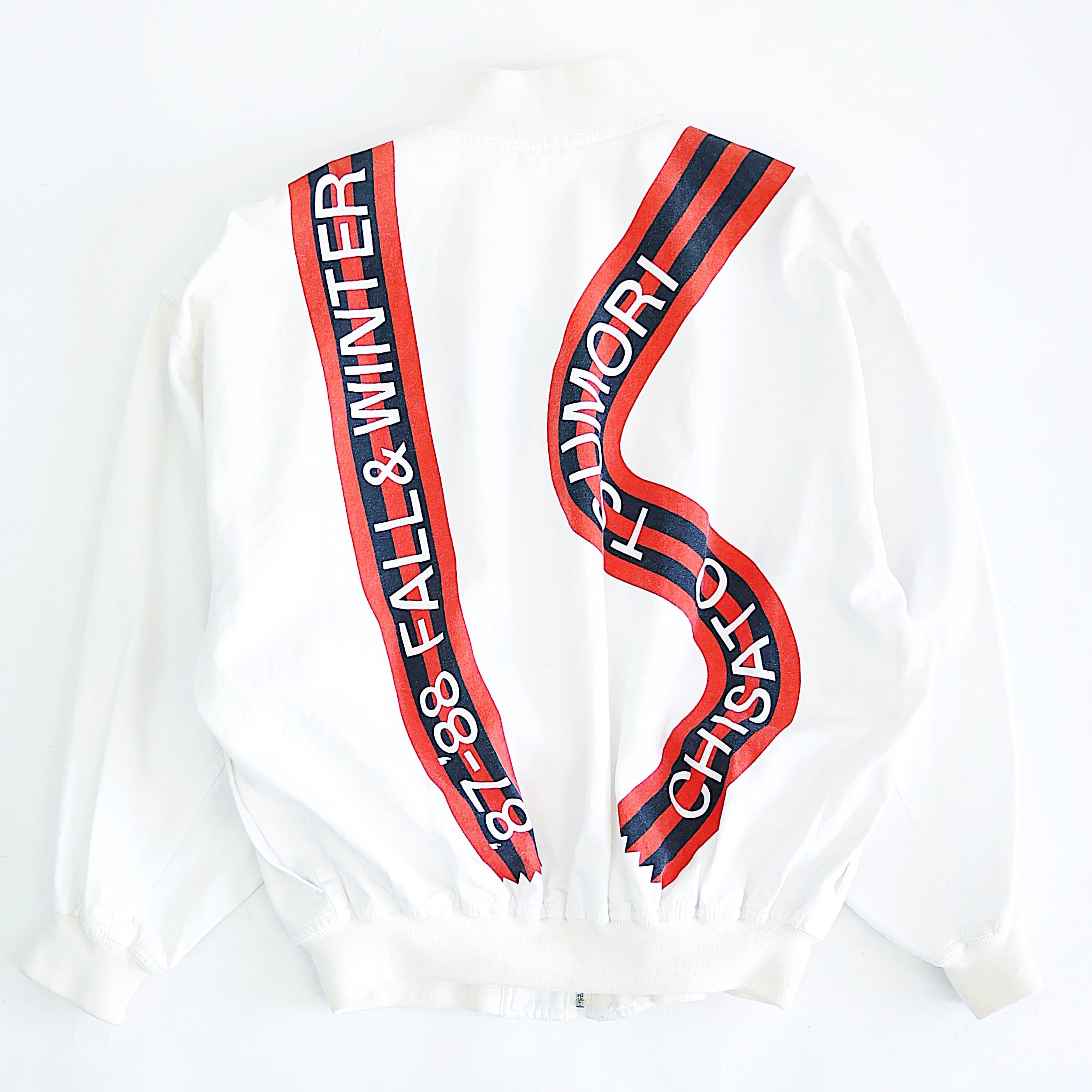 【美品】T.) ISSEY MIYAKE 千鳥格子紅白柄フレンチ半袖 2色展開】「Meridian」半袖 千鳥柄 ニットポロシャツ オレンジ - 古着