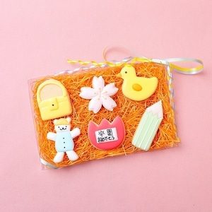 卒園お祝いアイシングクッキー6枚セット