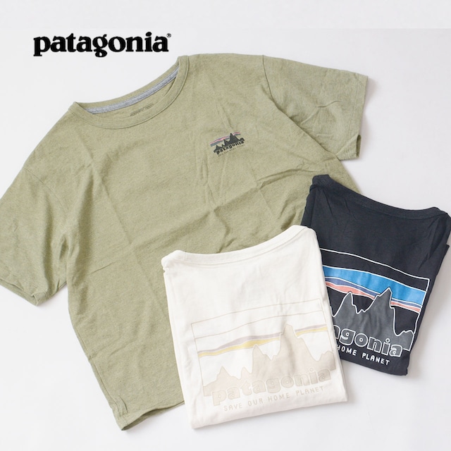 Patagonia [パタゴニア正規代理店] W's 73 Skyline Easy Cut Responsibili-Tee [37715-24] ウィメンズ・'73 スカイライン・イージーカット・レスポンシビリティー・半袖Tシャツ・キャンプ・アウトドア・LADY'S [2024SS]