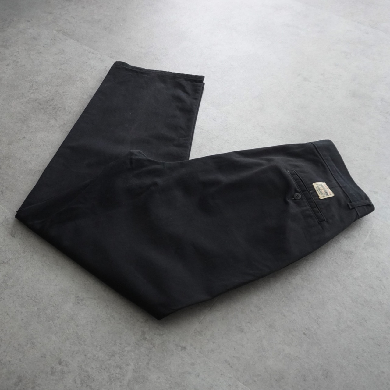 90s 初期型 Polo by Ralph Lauren POLO CHINO "black" [W31.5L30相当] 古着 - 1
